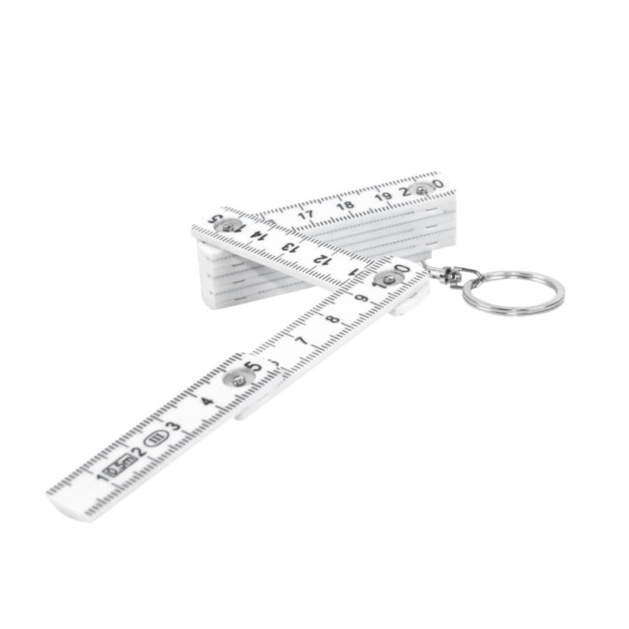 Брелок с рулеткой TEMBEL, белый-1