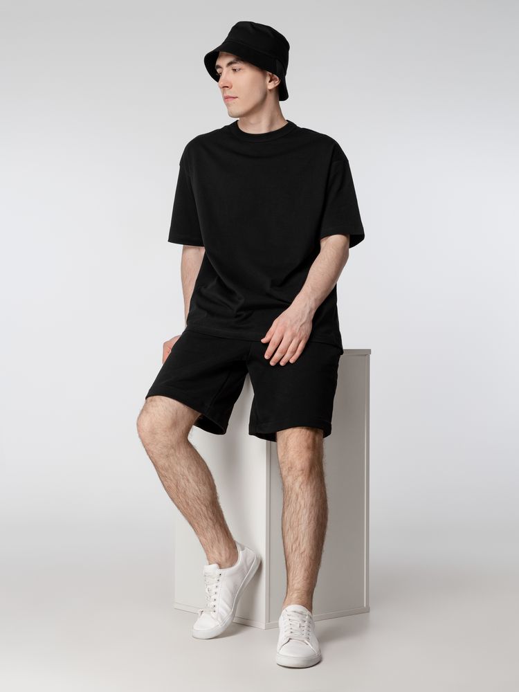 Футболка оверсайз мужская Boxy Men, черная-4