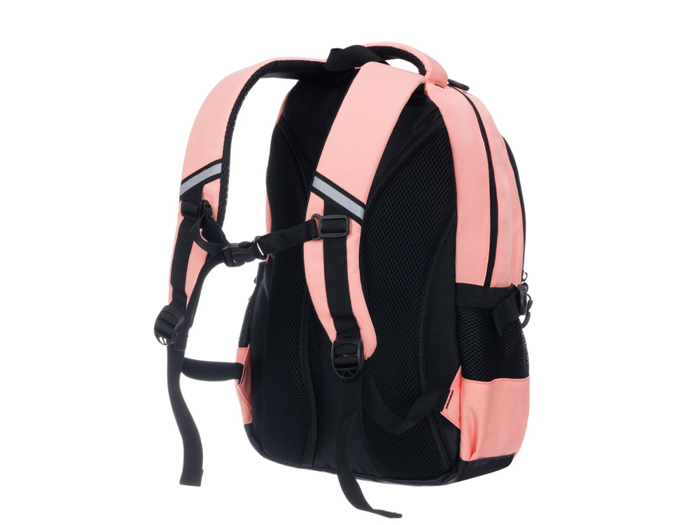 Рюкзак TORBER CLASS X, персиковый, 46 х 32 х 13 см + Мешок для сменной обуви в подарок!-2