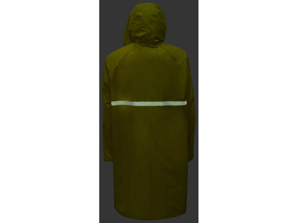 Длинный дождевик Lanai  из полиэстера со светоотражающей тесьмой, желтый-5