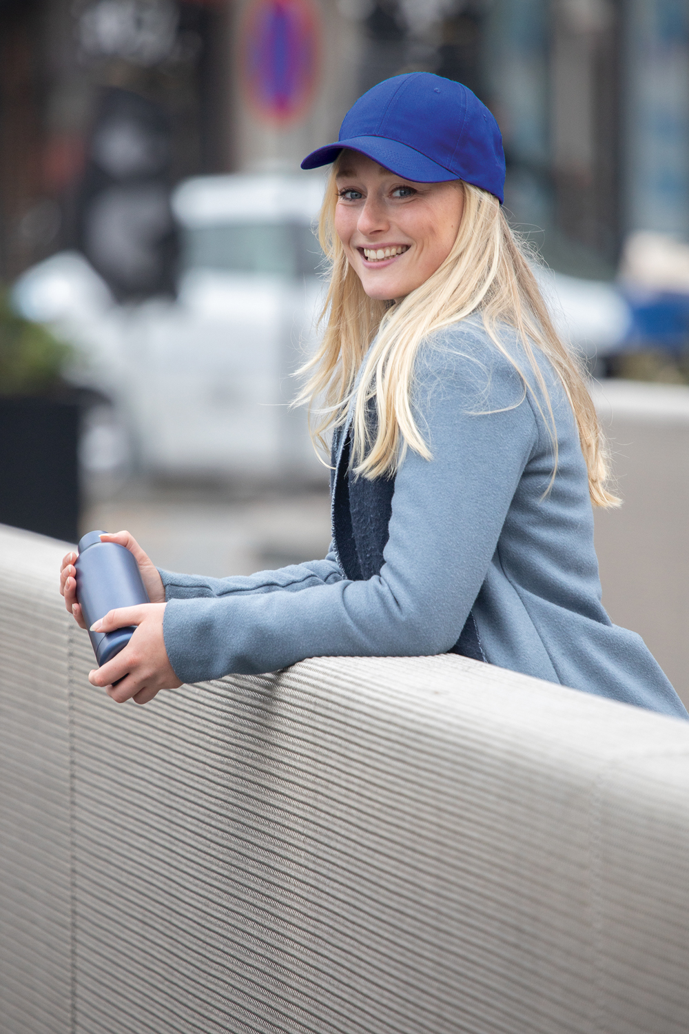 Бейсболка Impact из переработанного хлопка AWARE™, 6 клиньев, 190 г/м2-4