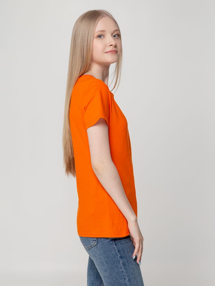 Футболка женская T-bolka Lady, оранжевая-6