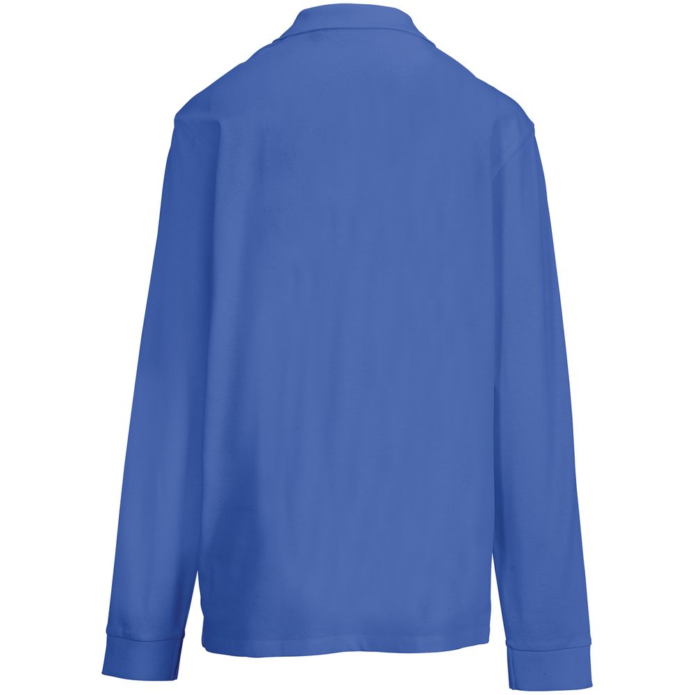 Рубашка поло унисекс с длинным рукавом Pacific LSL, ярко-синяя (royal)-1