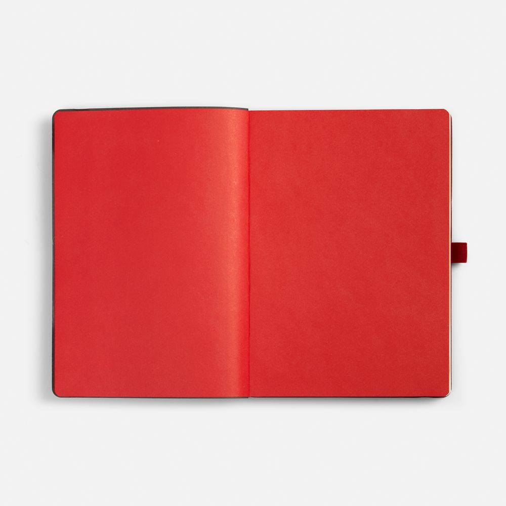 Ежедневник Peel Flex, недатированный, красный-4