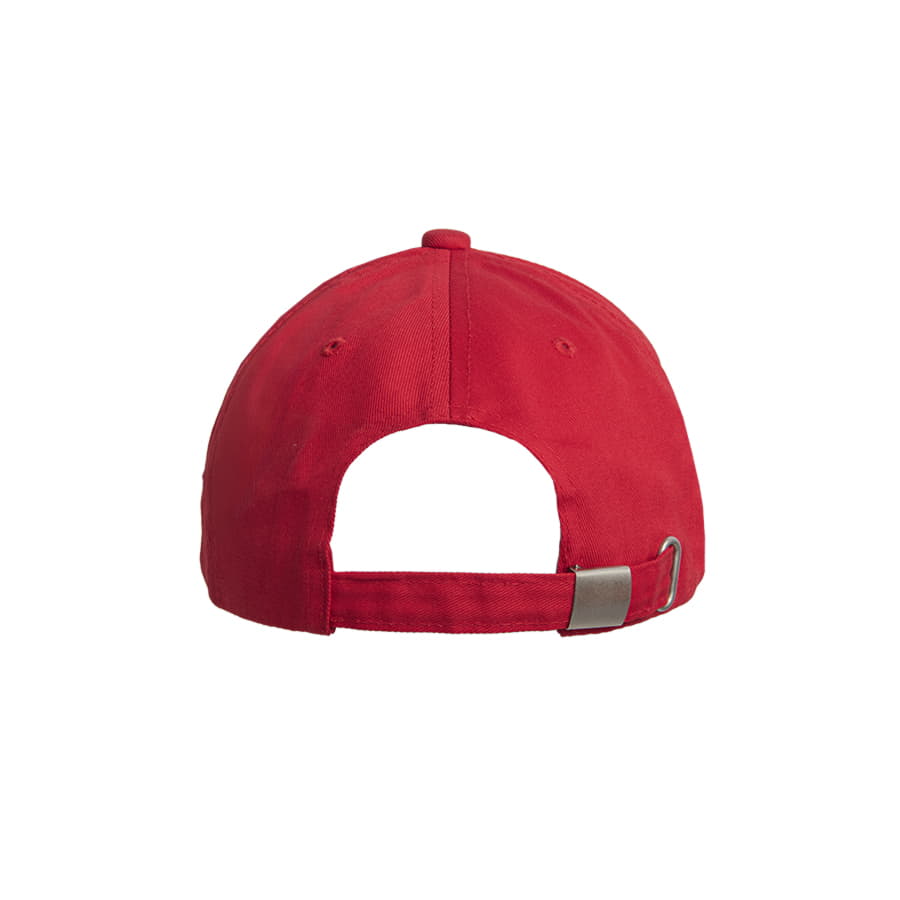 Бейсболка VALLEY, 5 клиньев, металлическая застежка, ярко-красный-4