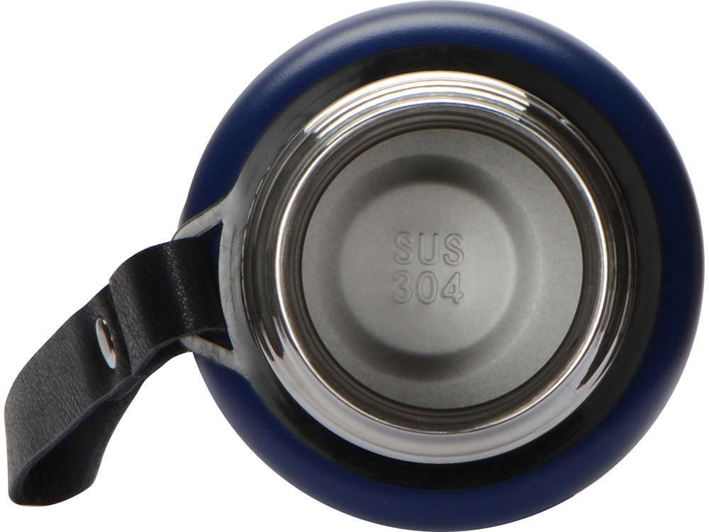 Вакуумный термос Story c покрытием powder, темно-синий-7