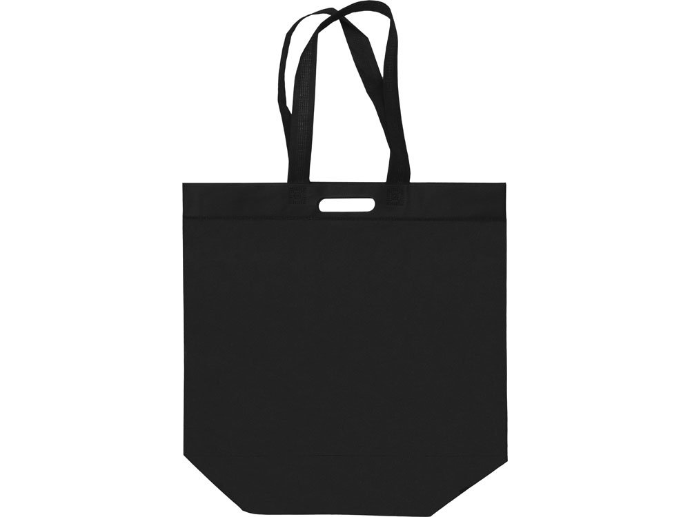 Сумка для покупок из спанбонда Scope, 455*160*380 с ручкой 550/30 мм, черный-1