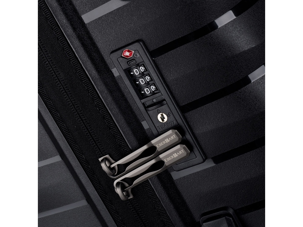 Чемодан Eberhart Dune большой L полипропилен черный 46D-009-428-5