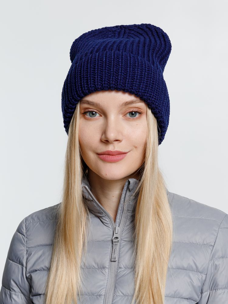 Шапка Nordkyn, темно-синяя-1