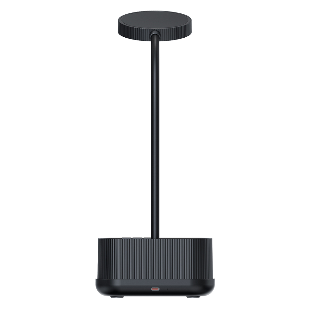 Лампа-органайзер Crolly c беспроводной зарядкой 15W, Черный-5