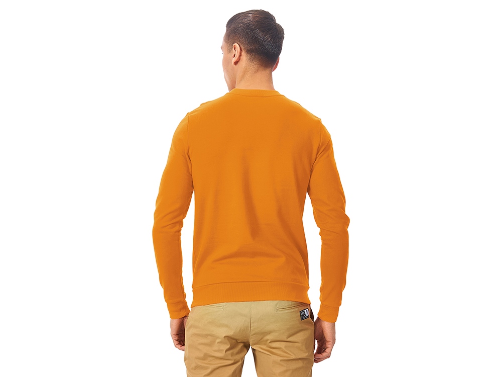 Свитшот Motion унисекс с начесом, оранжевый-4