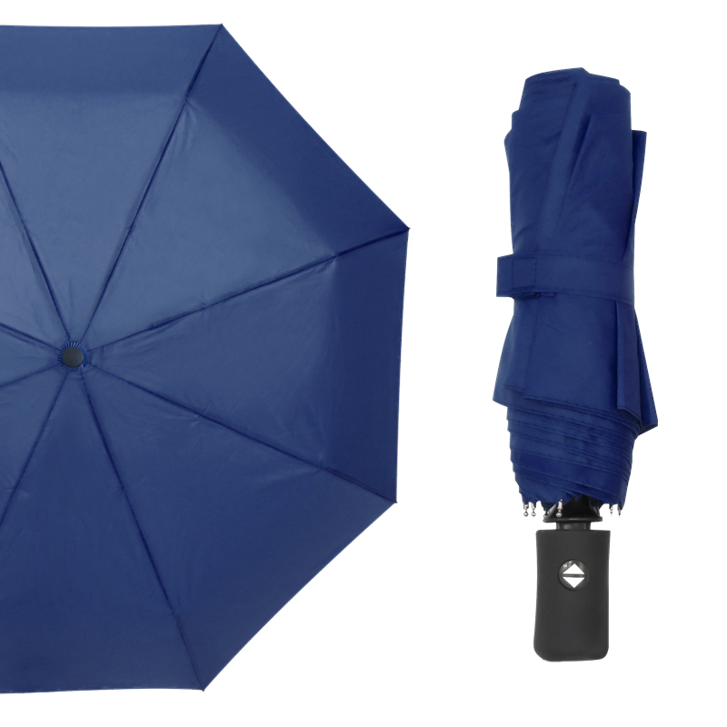 Автоматический противоштормовой зонт Vortex, Темно-синий-3