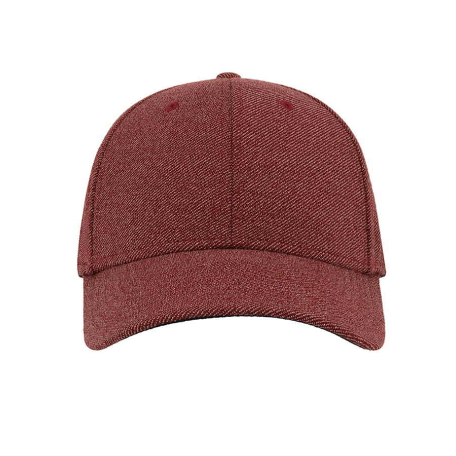 Бейсболка LOOP, 6 клиньев,  пластиковая застежка, бордовый-2