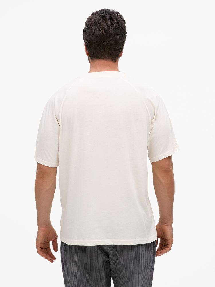 Футболка унисекс оверсайз T2, молочно-белая-2