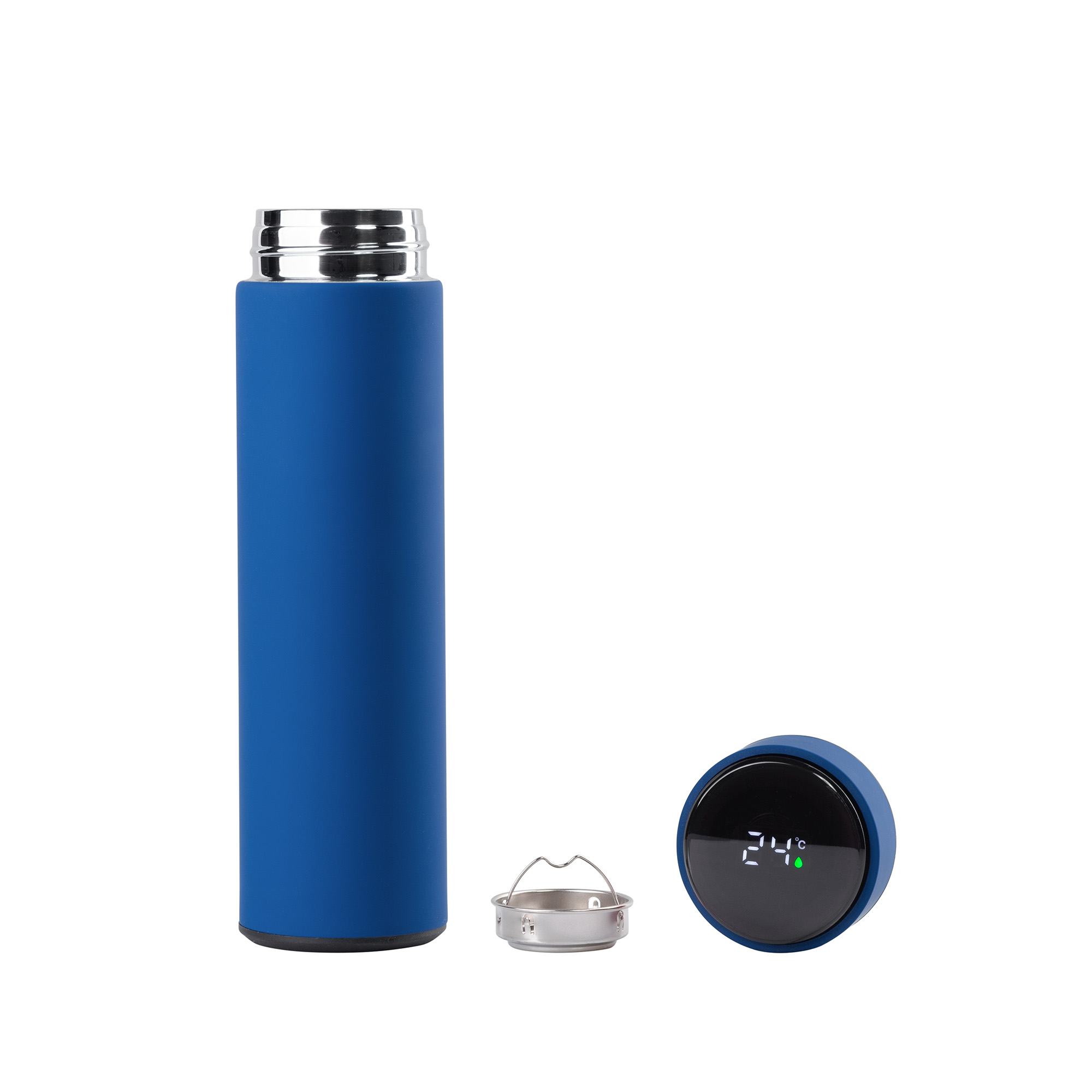 Термос "Бостон next" 500 мл с индикацией температуры, soft touch, сменная батарейка-1