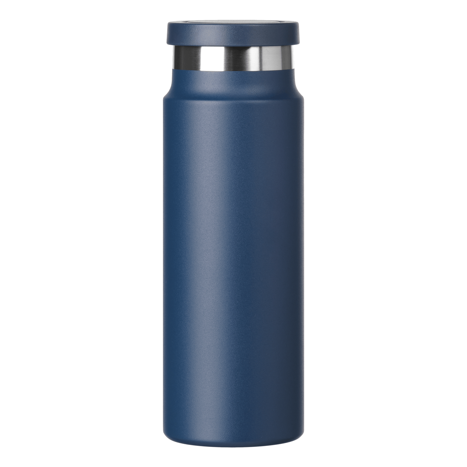 Термобутылка вакуумная герметичная Аллегра, синяя-0