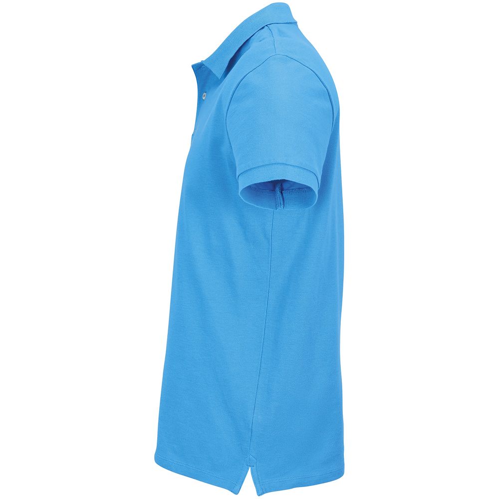 Рубашка поло унисекс Pacific, ярко-бирюзовая-2