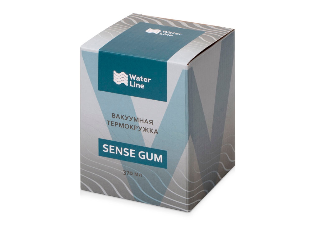 Термокружка Sense Gum, soft-touch, непротекаемая крышка, 370мл, синий-6