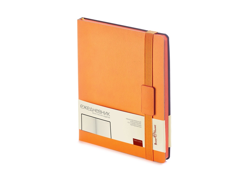 Ежедневник В5 недатированный Leggenda, оранжевый-0