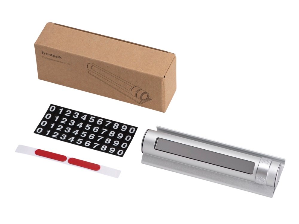 Парковочная табличка Frontpark, серебристый-9