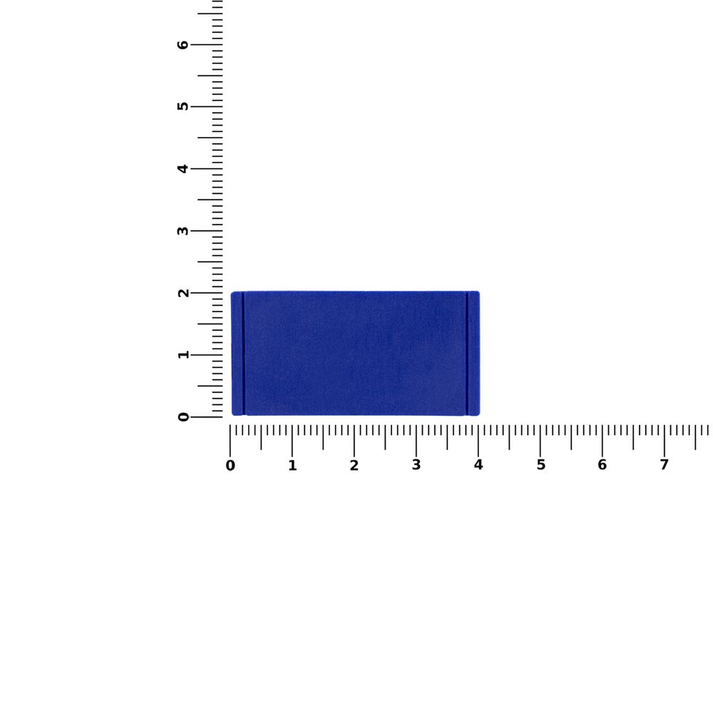 Лейбл из ПВХ Dzeta, XS, синий-1