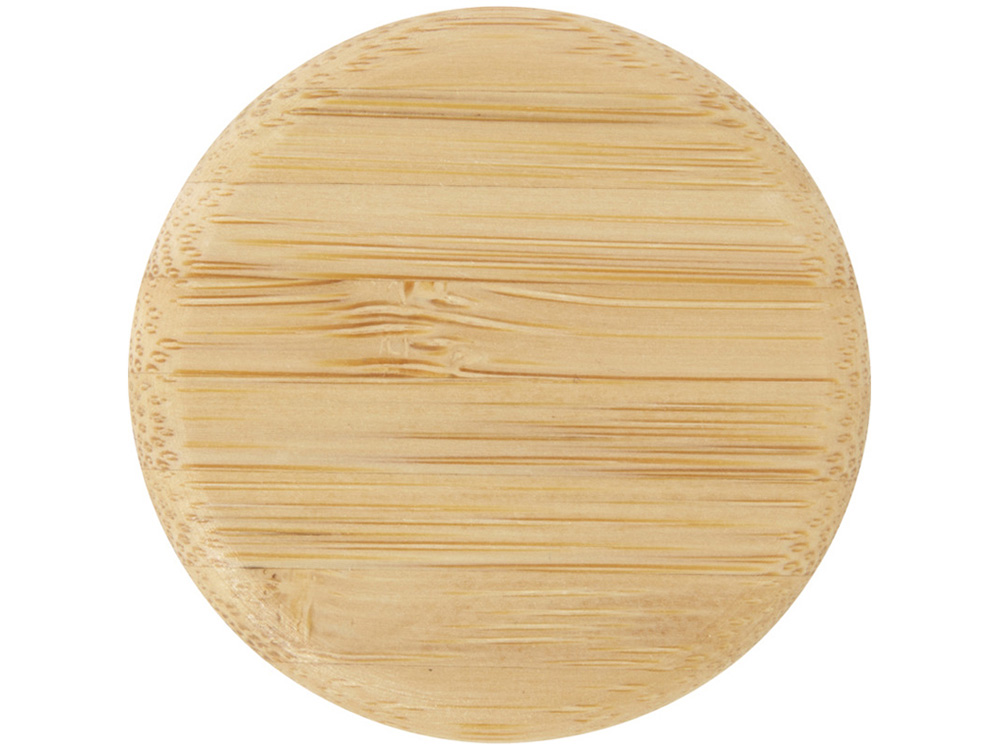 Стеклянная бутылка для воды Porto объемом 500 мл с силиконовой ручкой и бамбуковой крышкой - Прозрачный-3