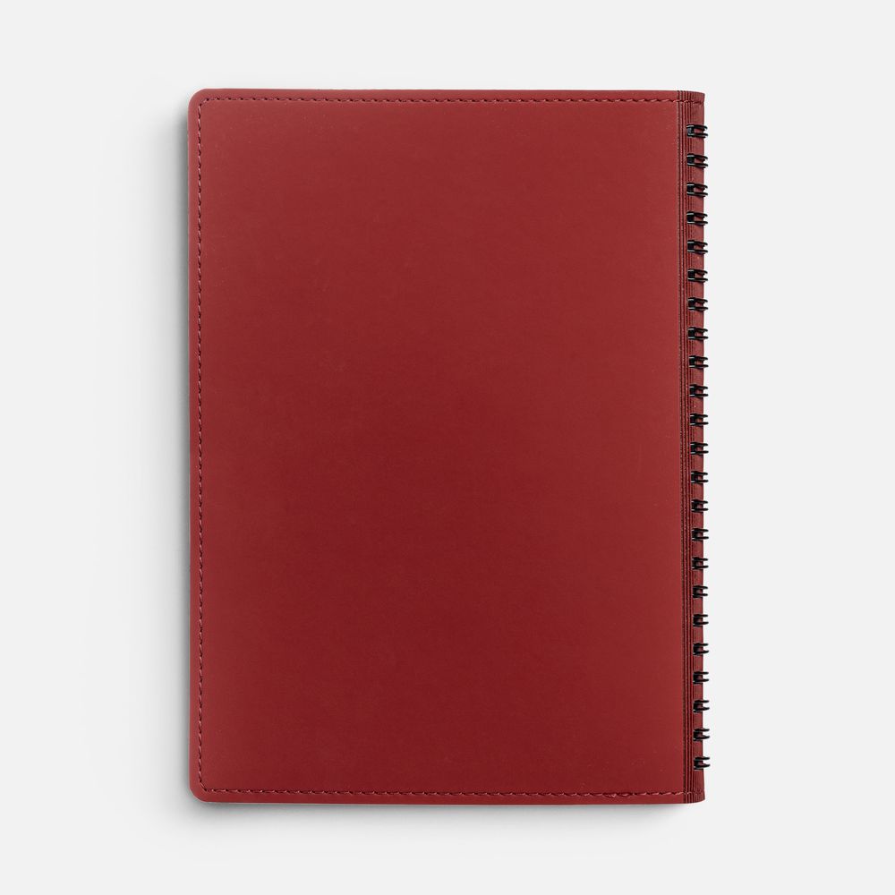 Ежедневник Spring Shall, недатированный, красный-3