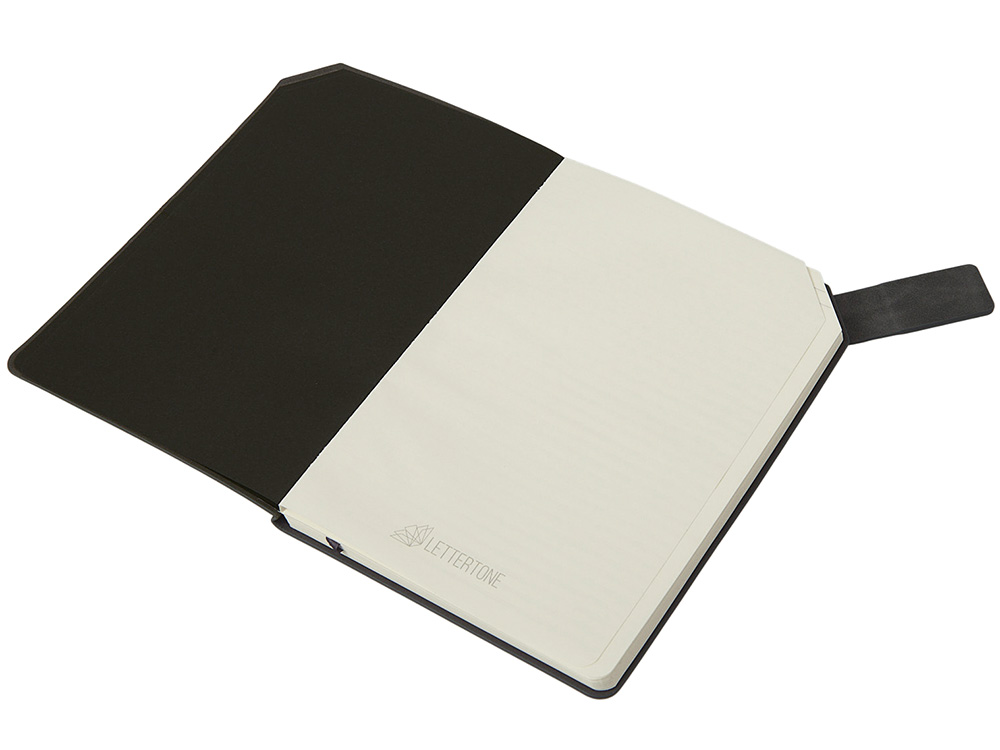 Блокнот А5 в гибкой обложке Chaplin, серый-6