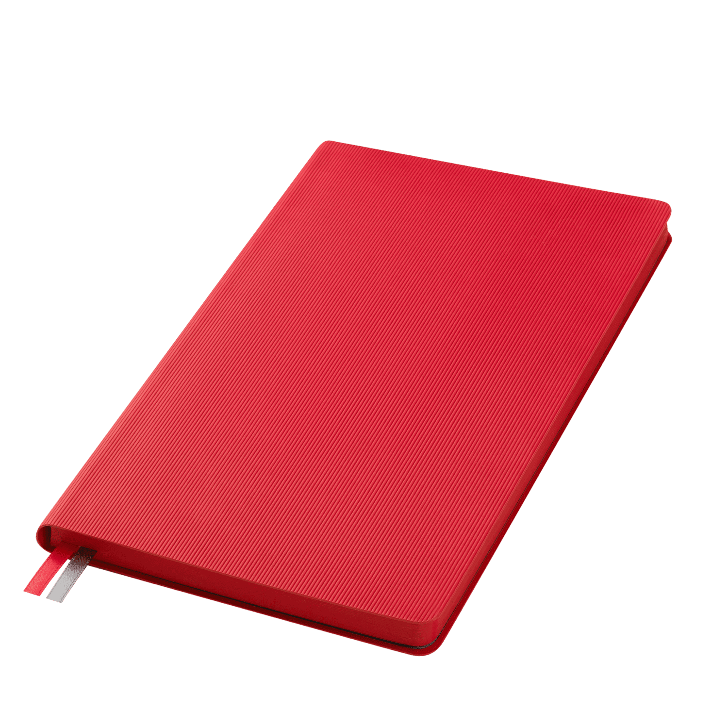 Ежедневник Рейн (Rain) недатированный, красный (без упаковки, без стикера)-1