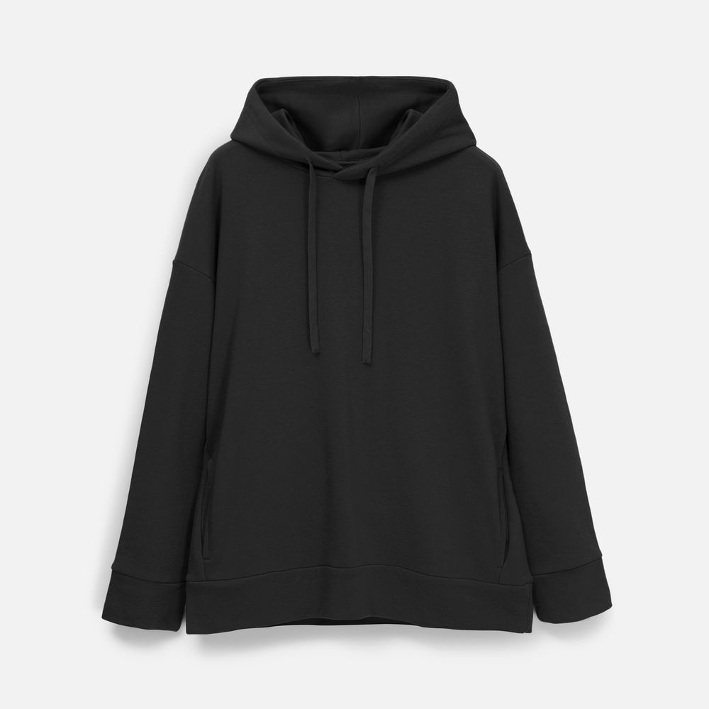 Худи унисекс H2, черное-3