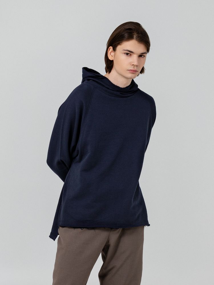 Худи унисекс Vozduh 1.0, темно-синее-0