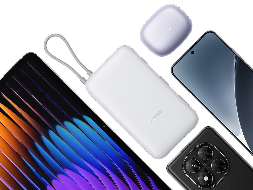 Внешний аккумулятор с встроенным кабелем Xiaomi Power Bank 20000mAh (Integrated Cable) GL Light Gray-6