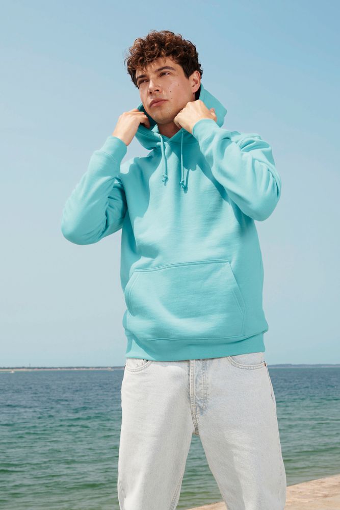 Худи унисекс Condor, голубое (морская волна)-2