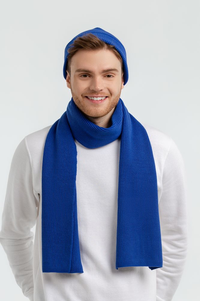Шарф Life Explorer, ярко-синий (василек)-3