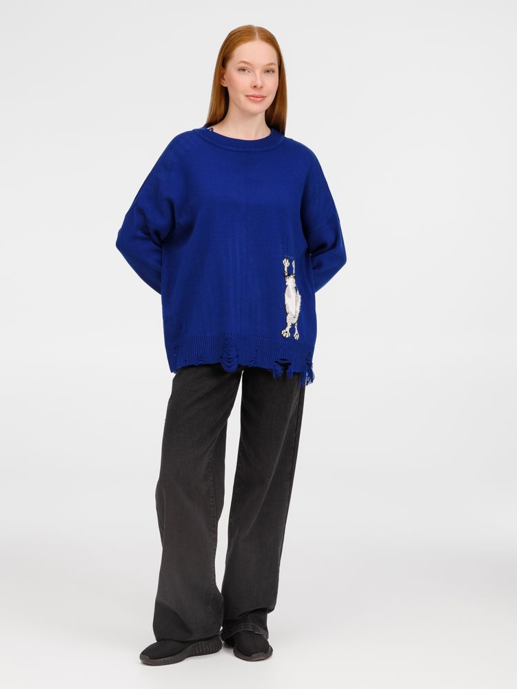 Джемпер Sharpick, темно-синий (кобальт)-4