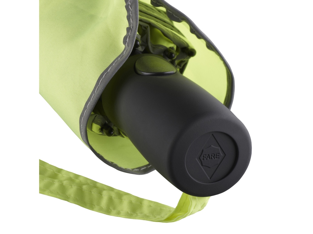 Зонт складной 5547 Pocket Plus полуавтомат, неоновый желтый-3