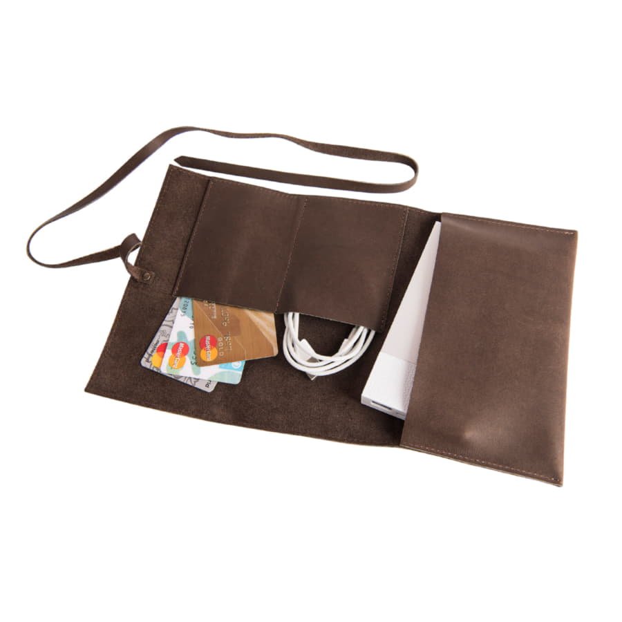 Органайзер кожаный,"LOFT", коричневый, кожа натуральная 100%, коричневый-6