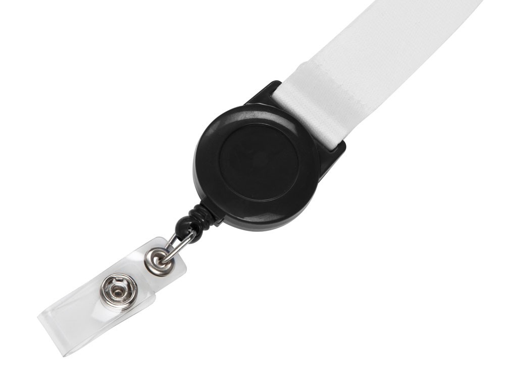 Ланъярд 2 см с ретрактором, черный-3