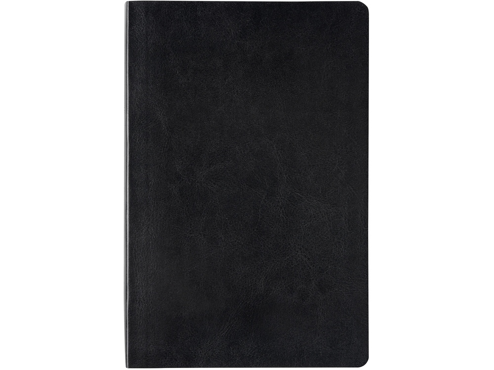 Ежедневник недатированный А5 Megapolis Nebraska Flex, черный с серебристым обрезом-1