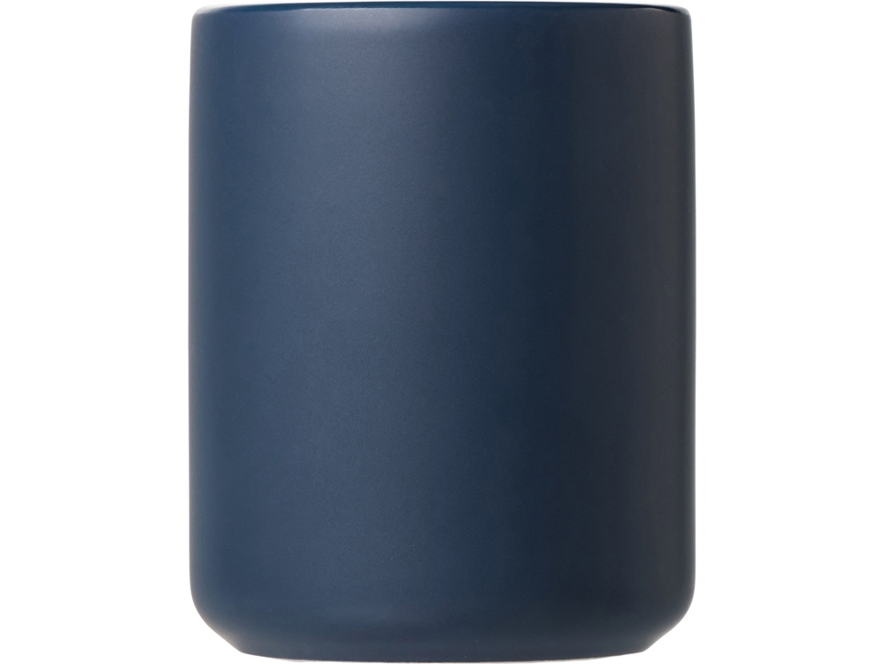 Кружка матовая с прямой ручкой Axio, 360 мл, темно-синий-3