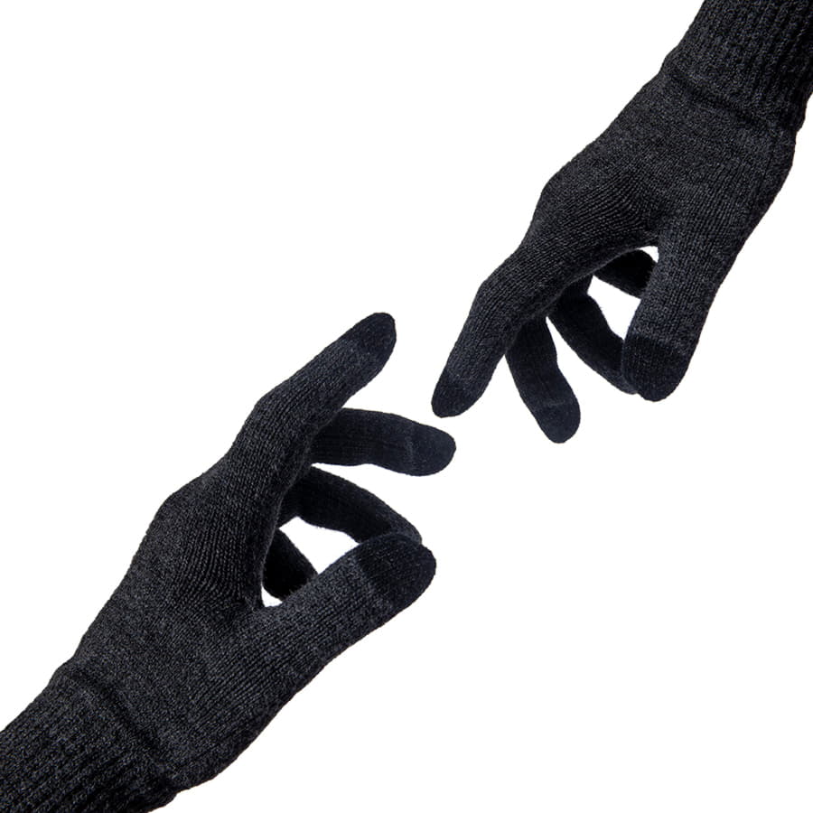 Перчатки сенсорные REACH, темно-серый меланж-2