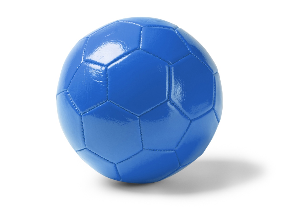 Футбольный мяч FABIO 2-го размера из искусственной кожи, королевский синий-0