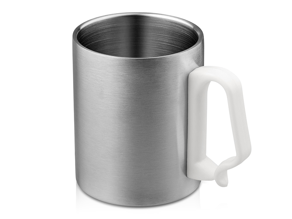 Стальная кружка с двойными стенками Climber Max, 450 мл, белый-0