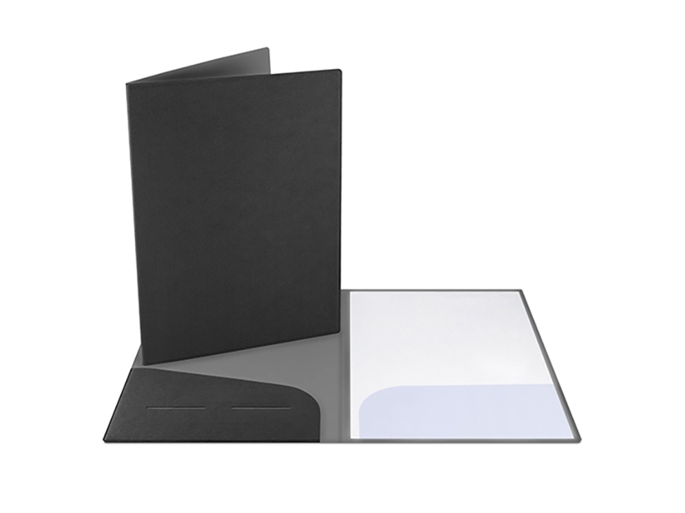 Папка классическая из экокожи Favor, черный-2