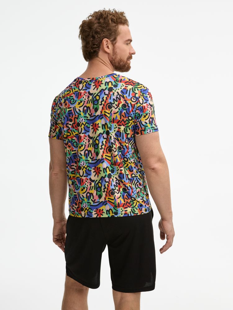 Футболка унисекс Senti с полной запечаткой на заказ-8