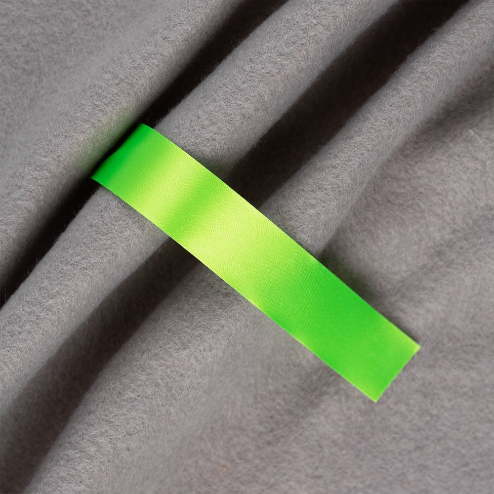 Лента сатиновая Satin 20 S, зеленый неон, 50 см-1