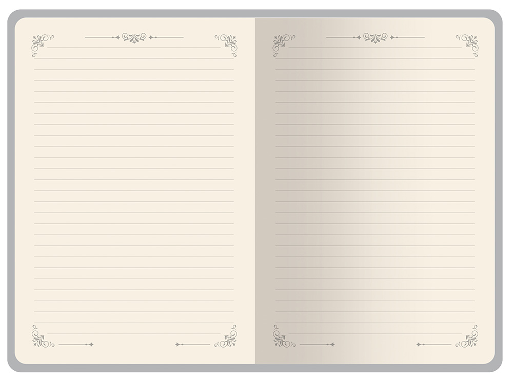 Ежедневник недатированный А5 Royal, синий с бронзовым срезом-5