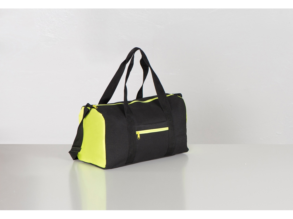 Сумка спортивная Master с цветными молниями, неоново-зеленый-7