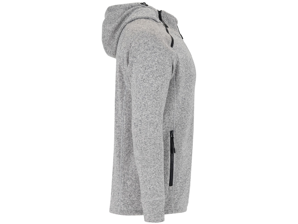 Толстовка на молнии Everest, меланжевый белый-3