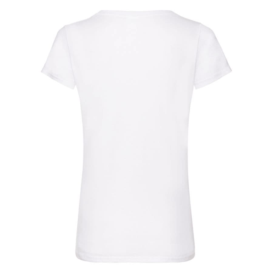 Футболка женская "Lady-Fit V-Neck T", белый-1
